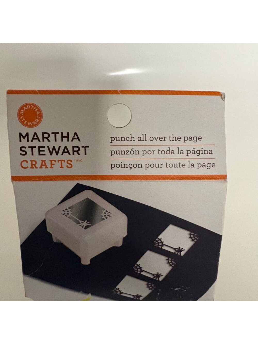 Martha Stewart Crafts Spiderweb Window Punch Crafting Scrapbooking NEW